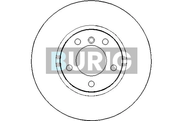Burig féktárcsa - B010132 - TothCarparts