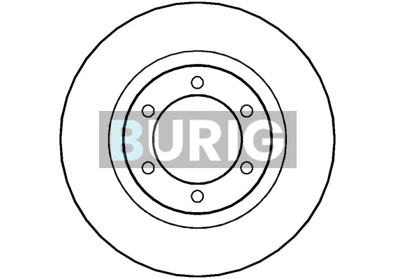 Burig féktárcsa - B010508 - TothCarparts