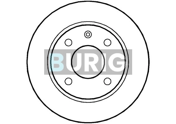 Burig féktárcsa - B010050 - TothCarparts