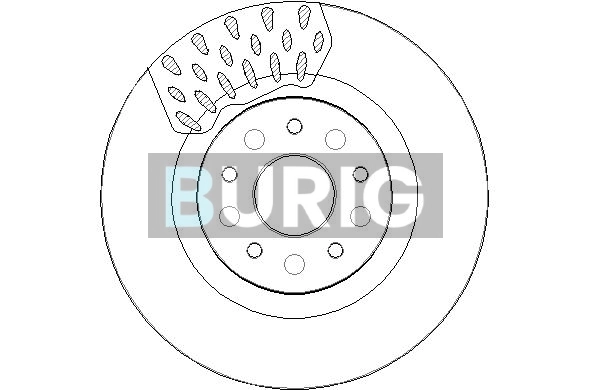 Burig féktárcsa - B010830 - TothCarparts