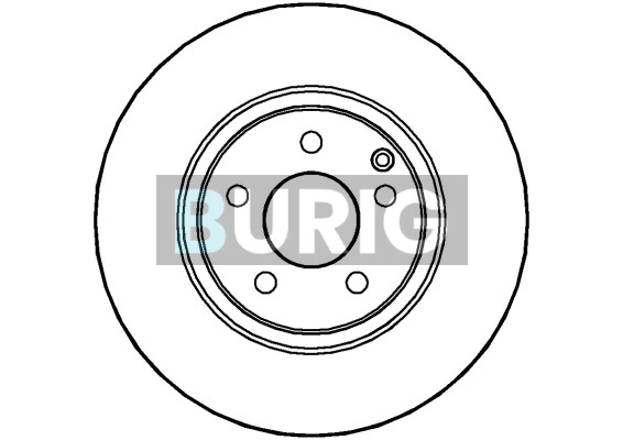 Burig féktárcsa - B011070 - TothCarparts