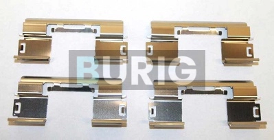 Burig tartozékkészlet, tárcsafékbetét - B06C0037 - TothCarparts