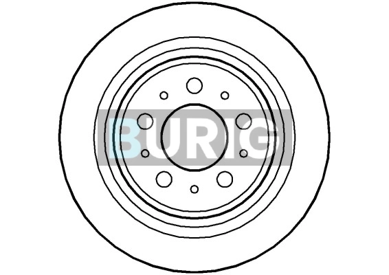 Burig féktárcsa - B011038 - TothCarparts