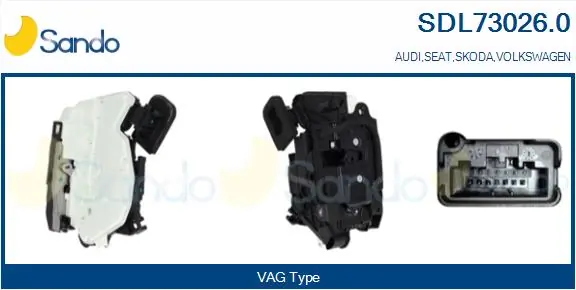 SANDO Ajtózár - SDL73026.0 - TothCarparts