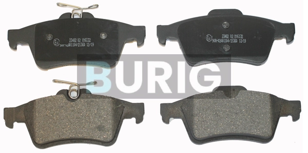 Burig fékbetétkészlet, tárcsafék - B020003 - TothCarparts