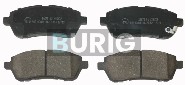 Burig fékbetétkészlet, tárcsafék - B020236 - TothCarparts