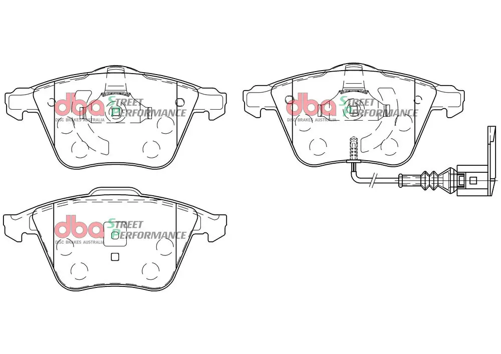 DBA Australia fékbetétkészlet, tárcsafék - DB2402SP - TothCarparts