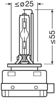 ams-OSRAM izzó, főfényszóró - 66140ULT-2HB - TothCarparts