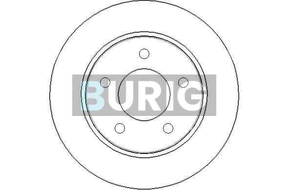 Burig féktárcsa - B010373 - TothCarparts