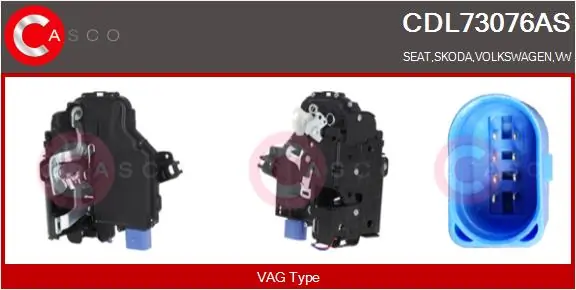 CASCO Ajtózár - CDL73076AS - TothCarparts