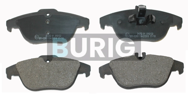 Burig fékbetétkészlet, tárcsafék - B020128 - TothCarparts