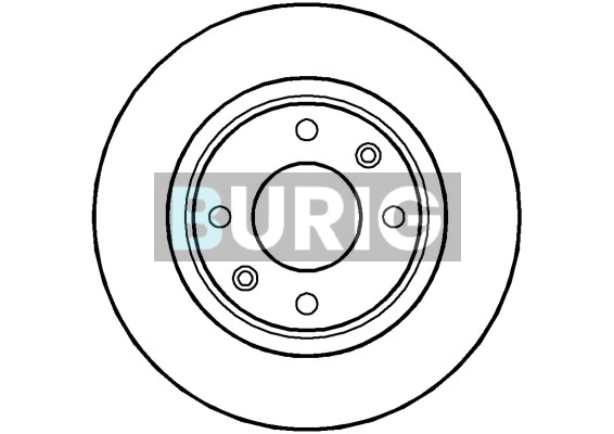 Burig féktárcsa - B010001 - TothCarparts