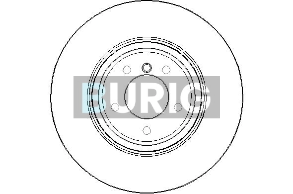 Burig féktárcsa - B010609 - TothCarparts