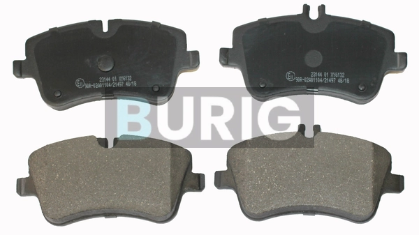Burig fékbetétkészlet, tárcsafék - B020230 - TothCarparts