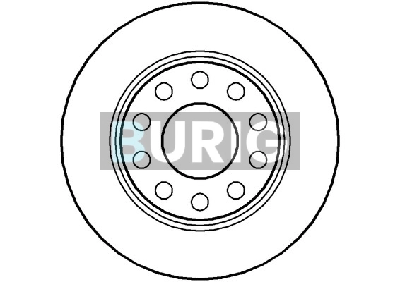 Burig féktárcsa - B010387 - TothCarparts
