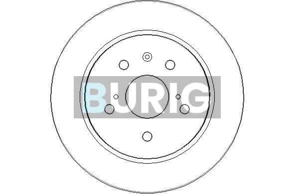 Burig féktárcsa - B010781 - TothCarparts