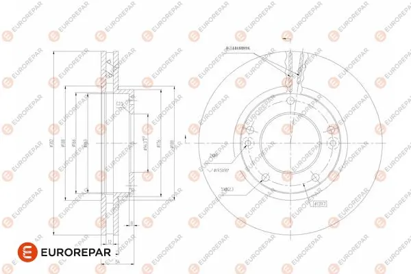 EUROREPAR féktárcsa - 1684344180 - TothCarparts