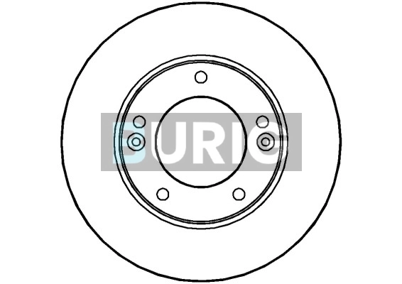 Burig féktárcsa - B010590 - TothCarparts