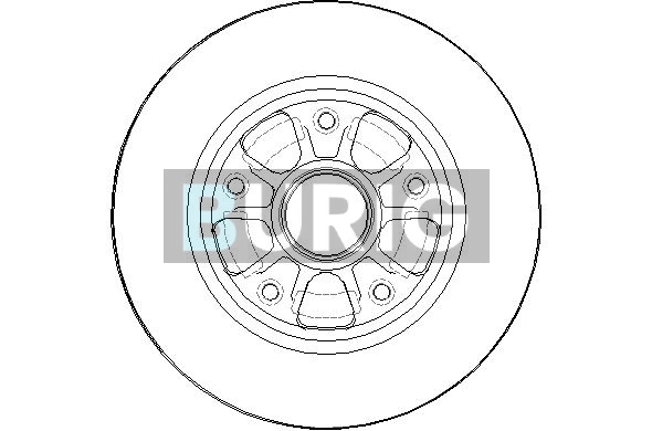Burig féktárcsa - B010072 - TothCarparts