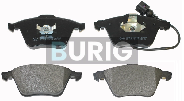 Burig fékbetétkészlet, tárcsafék - B020484 - TothCarparts