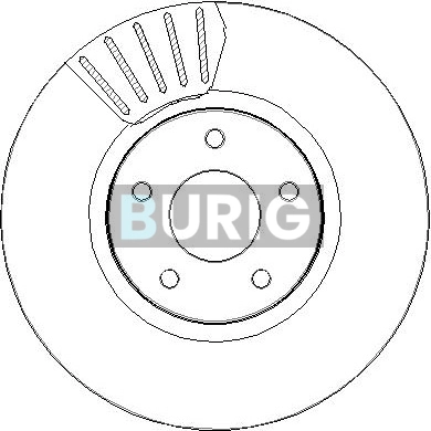 Burig féktárcsa - B010867 - TothCarparts