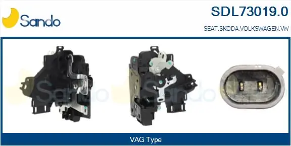 SANDO Ajtózár - SDL73019.0 - TothCarparts