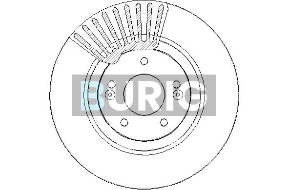 Burig féktárcsa - B010517 - TothCarparts