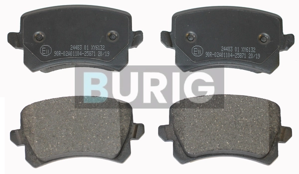 Burig fékbetétkészlet, tárcsafék - B020038 - TothCarparts