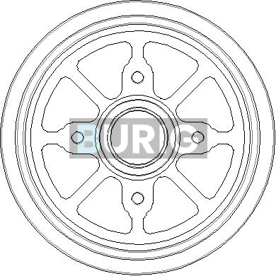 Burig fékdob - B040051 - TothCarparts