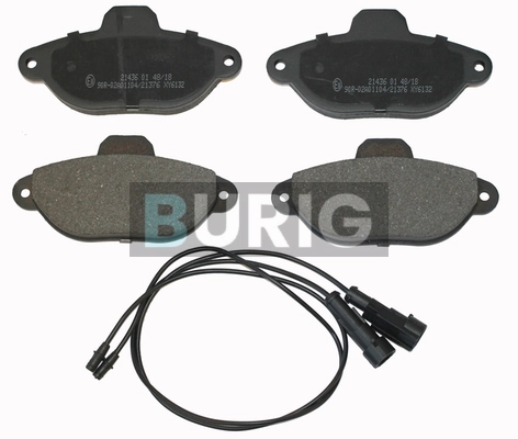 Burig fékbetétkészlet, tárcsafék - B020054 - TothCarparts