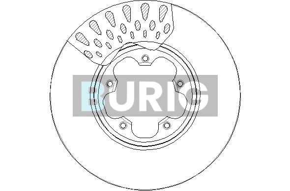 Burig féktárcsa - B010111 - TothCarparts