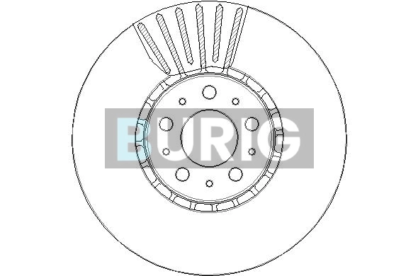 Burig féktárcsa - B011077 - TothCarparts
