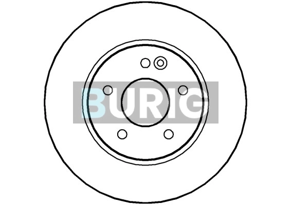 Burig féktárcsa - B010073 - TothCarparts