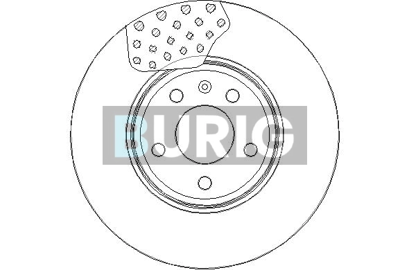 Burig féktárcsa - B010109 - TothCarparts