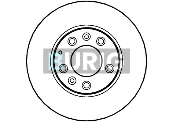 Burig féktárcsa - B010386 - TothCarparts