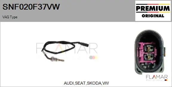 FLAMAR Érzékelő, kipufogógáz-hőmérséklet - SNF020F37VW - TothCarparts