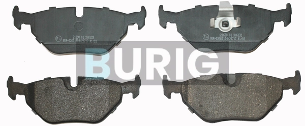 Burig fékbetétkészlet, tárcsafék - B020068 - TothCarparts