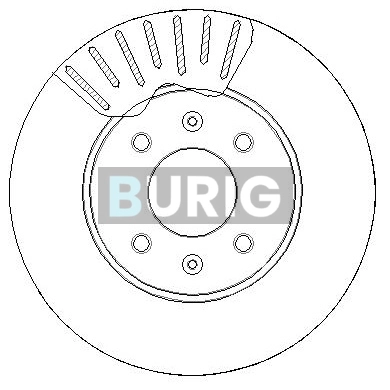 Burig féktárcsa - B011129 - TothCarparts