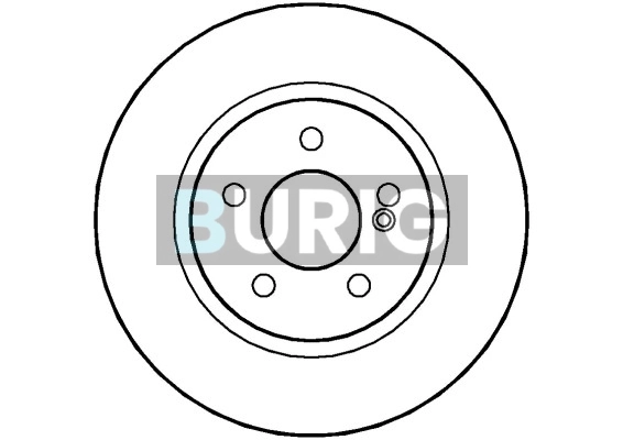 Burig féktárcsa - B010608 - TothCarparts