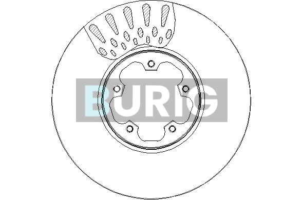 Burig féktárcsa - B010141 - TothCarparts