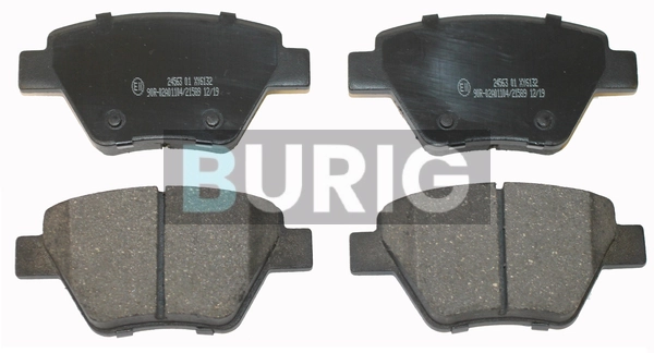 Burig fékbetétkészlet, tárcsafék - B020055 - TothCarparts