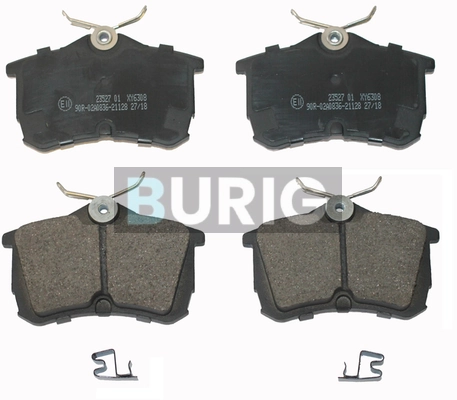 Burig fékbetétkészlet, tárcsafék - B020384 - TothCarparts