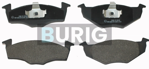 Burig fékbetétkészlet, tárcsafék - B020195 - TothCarparts