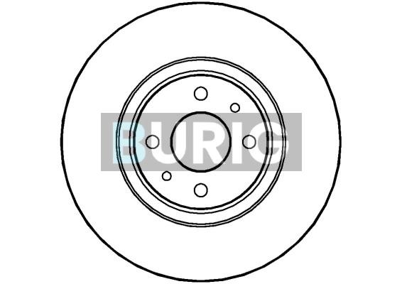 Burig féktárcsa - B010110 - TothCarparts