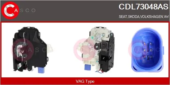 CASCO Ajtózár - CDL73048AS - TothCarparts