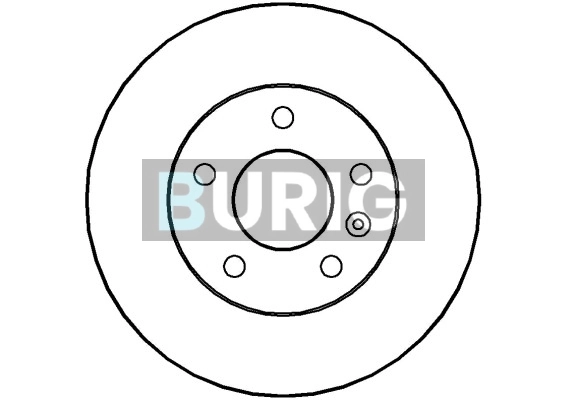Burig féktárcsa - B010006 - TothCarparts