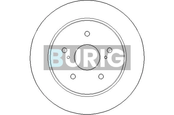 Burig féktárcsa - B010938 - TothCarparts