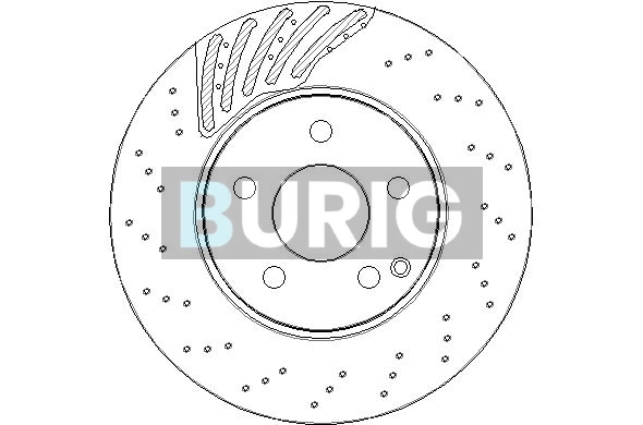 Burig féktárcsa - B010349 - TothCarparts
