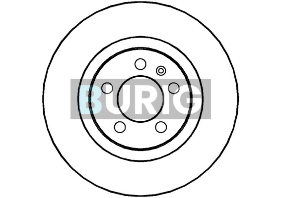 Burig féktárcsa - B010022 - TothCarparts