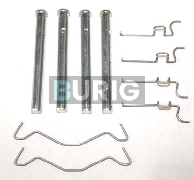 Burig tartozékkészlet, tárcsafékbetét - B06C0035 - TothCarparts